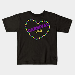 Carnival Staff Mardi Gras crew Kids T-Shirt